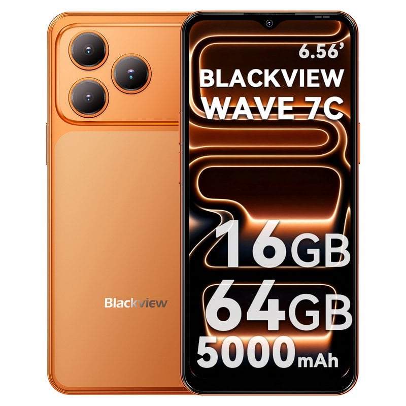 Blackview Wave 7C 4G 4GB 6.56" 64GB Naranja