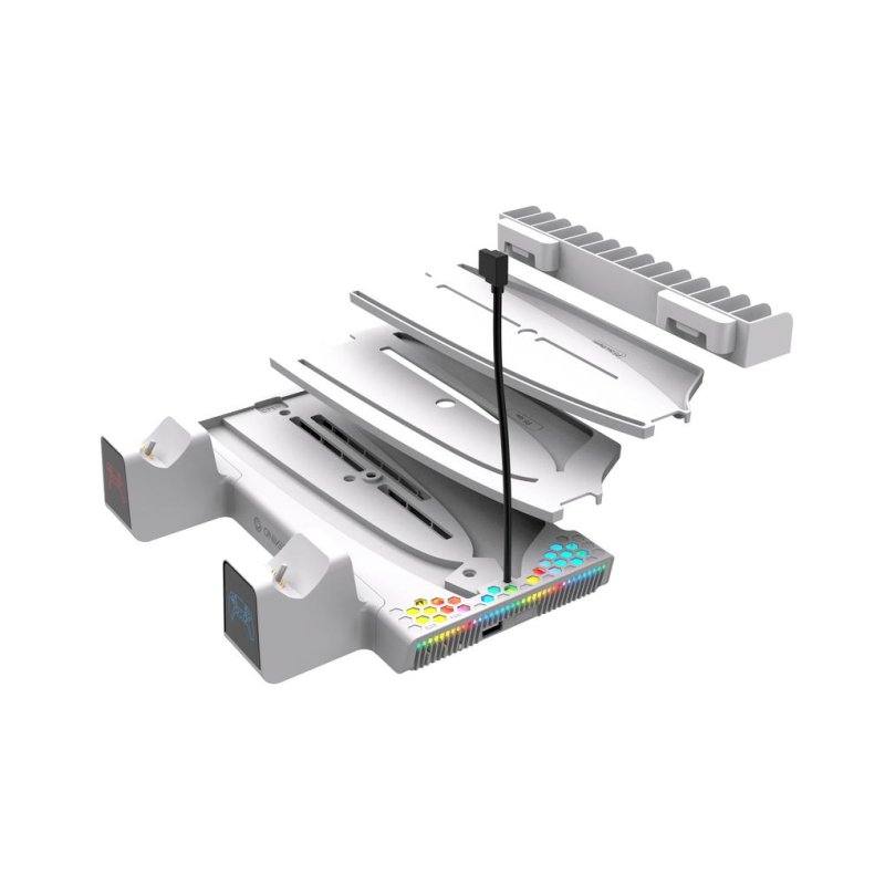 Oniverse Nexus 5 Cooling and charging stand - White PS5 PS5 Slim - Image 3