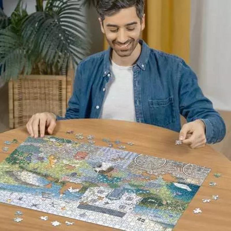 Ravensburger Puzzle 1000 Pièces – Motif Jardin – Qualité Premium – Découpes Uniques – Pour Adultes Et Enfants Dès 14 Ans – 12001178
