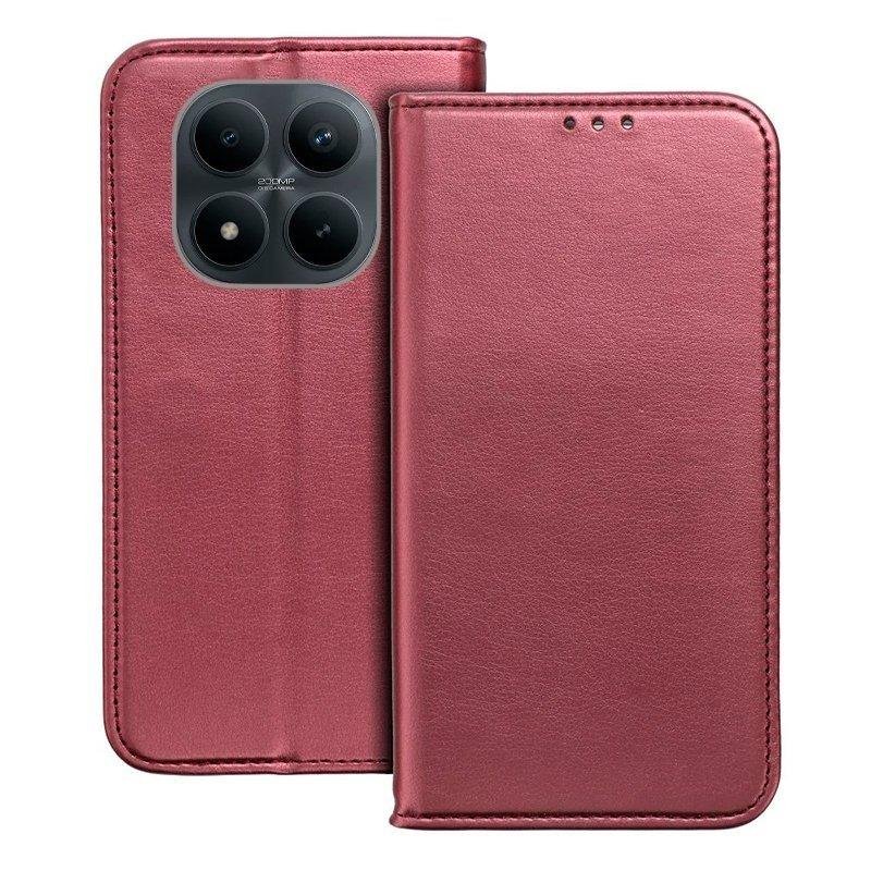 HualuBro Cover OnePlus 9 Pro – Custodia A Portafoglio In Pelle PU Con Chiusura Magnetica E Slot Per Carte (Rosso) - 3