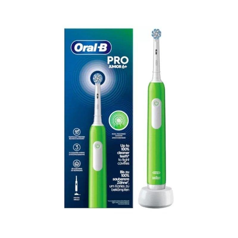 Oral-B PRO Junior 6+ Elektrische Zahnbürste für Kinder – Grün - Image 9