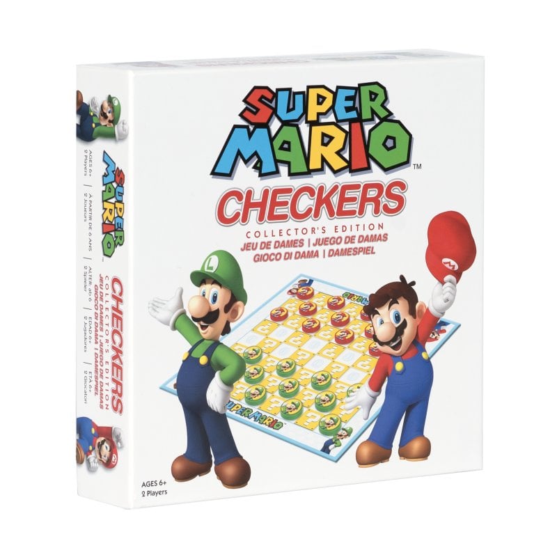 Goliath Jeu de société Super Mario Checkers multicolore stratégie 2 joueurs