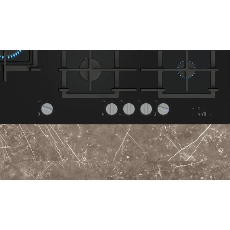 Plaque de cuisson Siemens iQ700 ER9A6SH40 5 foyers verre trempé 90 cm