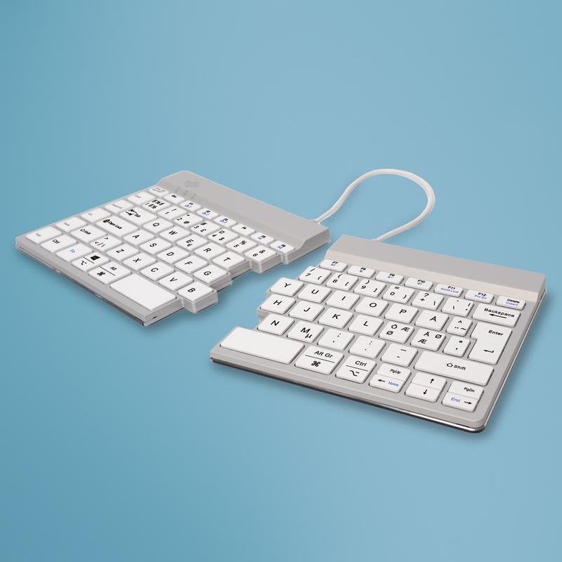 Teclado R-Go Tools Split Break magnético ergonómico inalámbrico con software de pausa