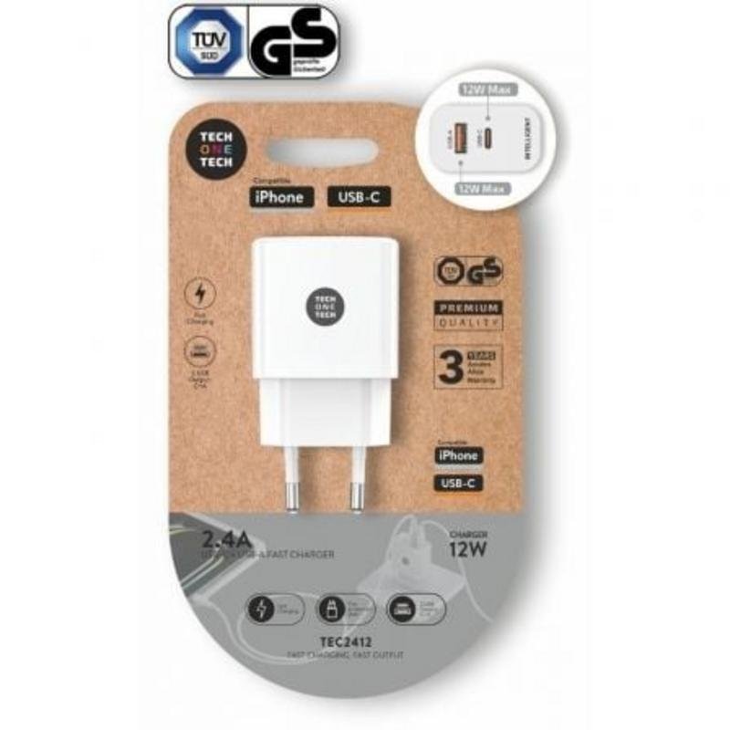 Cavo USB Type-C 1m Bianco Per Ulefone Note 14 / Pro - Ricarica E Trasferimento Dati, Cavo USB-A A USB-C