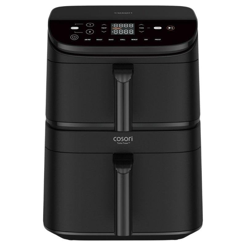 Airfryer Cosori Turbo Tower Ceramic Double Panier 10,8L 2630W Double Résistance