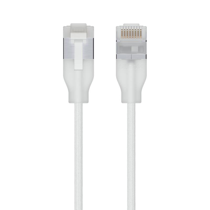 Cabo Ubiquiti UACC-Cable-Patch-EL-C6A-0.3M-W Cat6a 0,3 m RJ-45 Branco Translúcido - 11039677