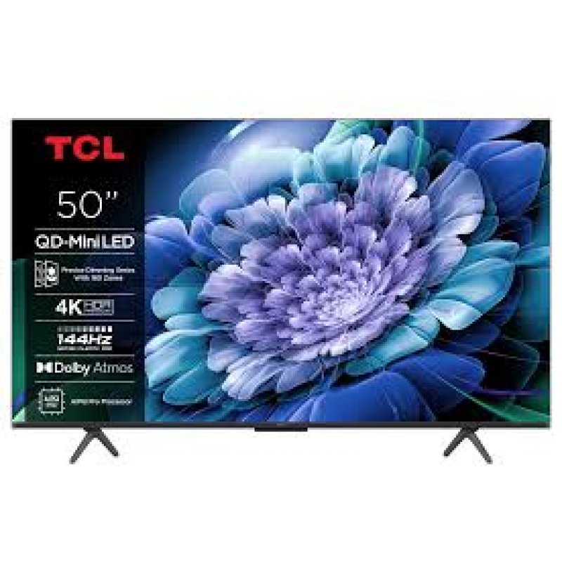 TV TCL QD Mini LED C69 50C69K 50 4K UltraHD 120Hz Smart TV Google TV HDR10 Dolby Vision