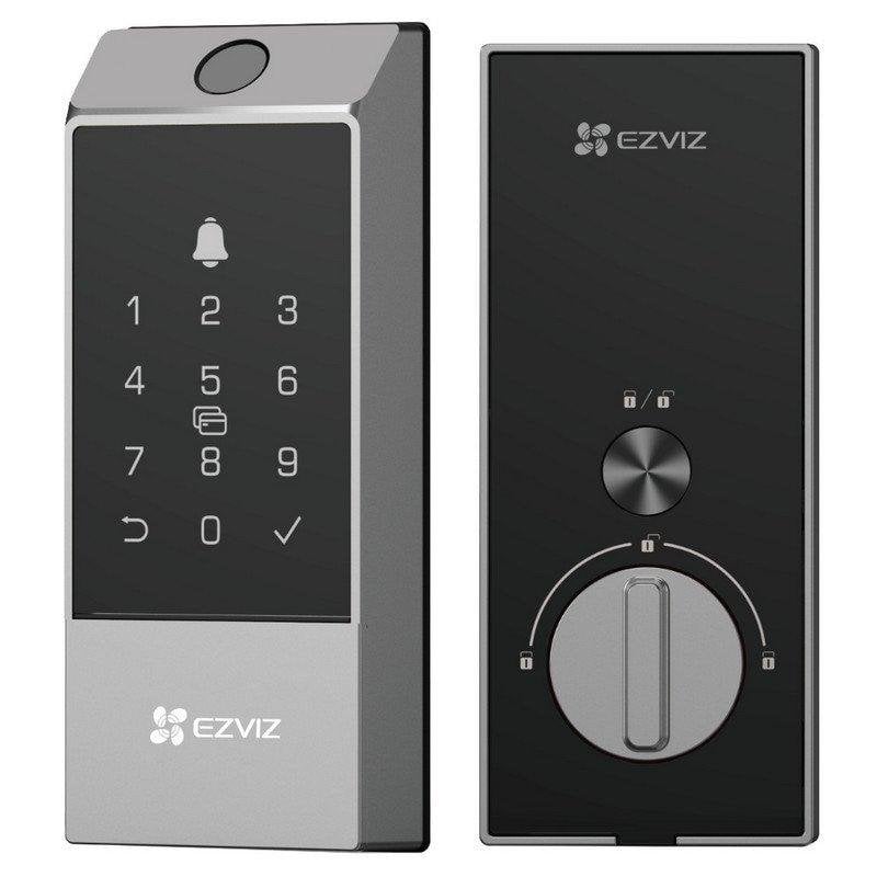 Serrure Intelligente EZVIZ DL04 Pro WiFi Ouverture Empreinte Digitale App Compatible Caméras EZVIZ