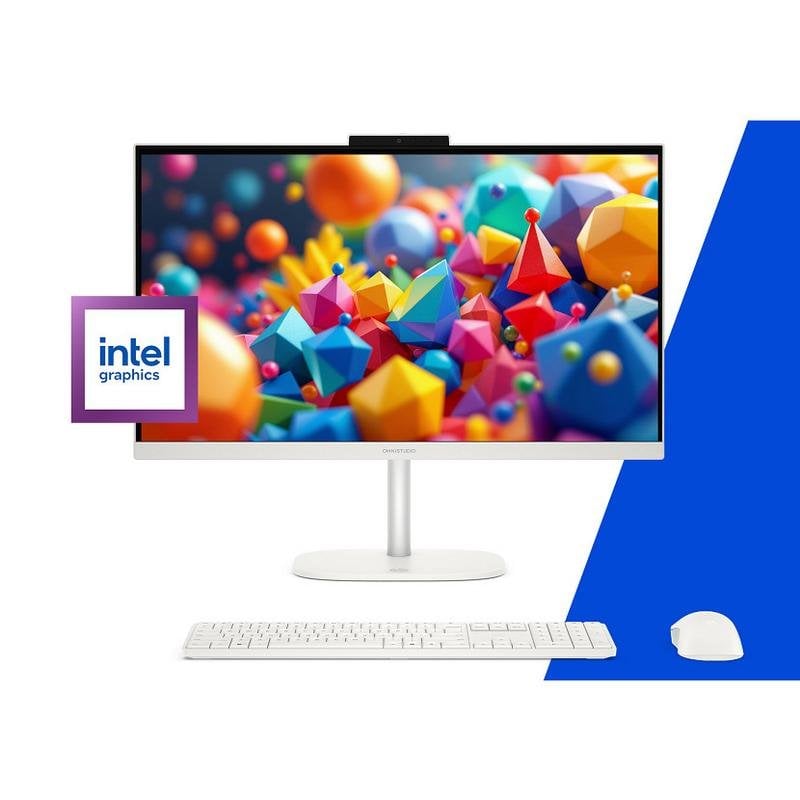 PC Tout-en-un HP OmniStudio 24-cu0013ns Intel N150 8Go 512Go SSD Intel Graphics 23.8" FreeDOS