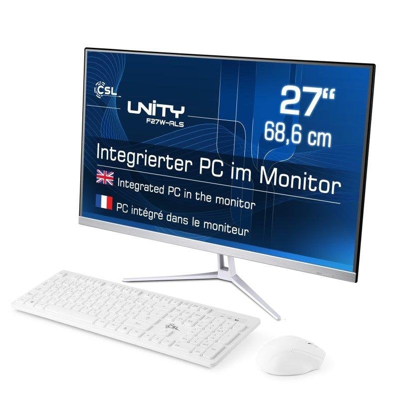 CSL Unity F27-ALS Intel N200 8GB 1000GB SSD Intel UHD 27" Windows 11 Pro All-in-One
