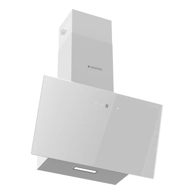 Campana extractora Aspes ACPD601AIB Doble tiro 60 cm Blanco con control táctil