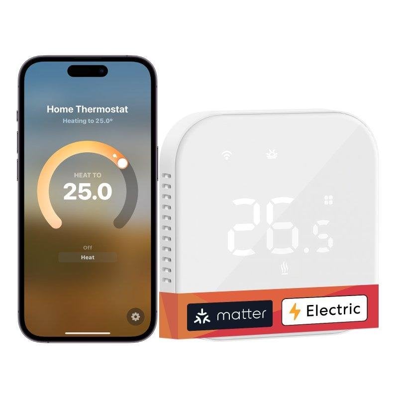 Termostato inteligente Meross MTS215MA-EU Cableado para calefacción