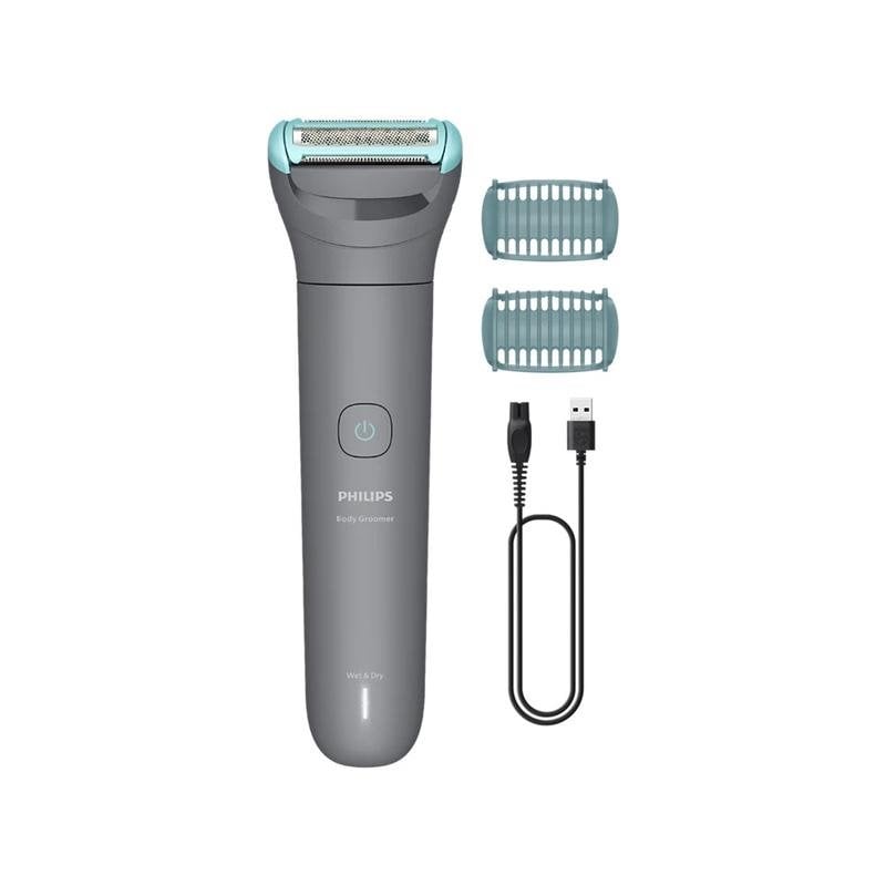 Philips Bodygroom série 3000 Tondeuse pour hommes avec Triple protection taille des poils et rasage des zones intimes rasage de près qui respecte la peau 100% étanche autonomie 80 min BG348015 - vue 2