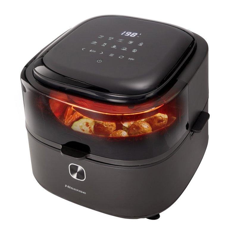 Heteluchtfriteuse Hisense HAF1350DR 6,7L 1350W met Automatische Roerarm