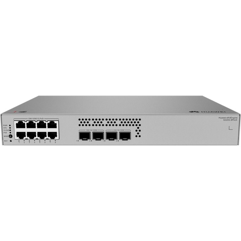 Conmutateur Huawei eKit S220S 8P4JX Géré L2 8 ports Gigabit PoE 4 SFP+