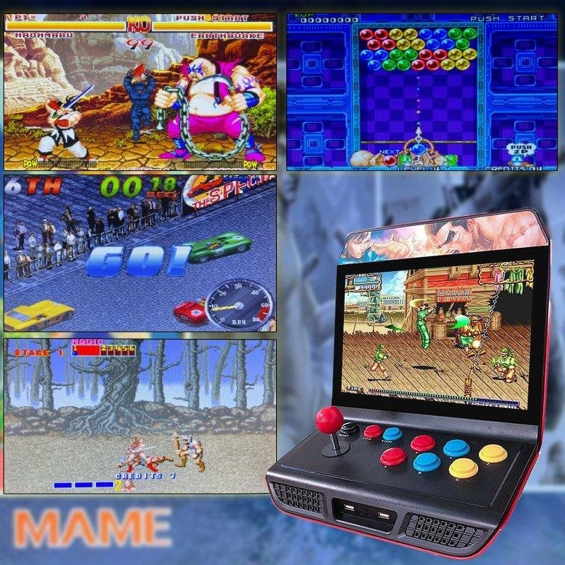 Consola Retro Portátil Con Pantalla HD De 5.1″, 12000 Juegos Integrados, Salida HDMI, Soporte Para EBook, Música Y MP4, Ideal Para Regalar