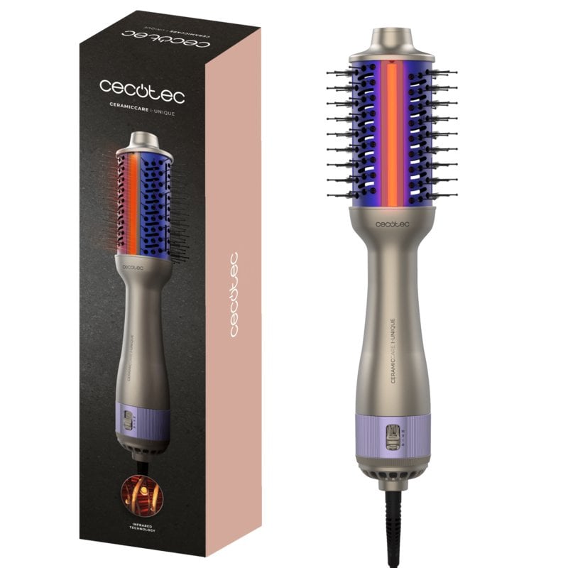 Spazzola Modellante CeramicCare i-Unique Infrarossi 3 Temperature Ceramica
