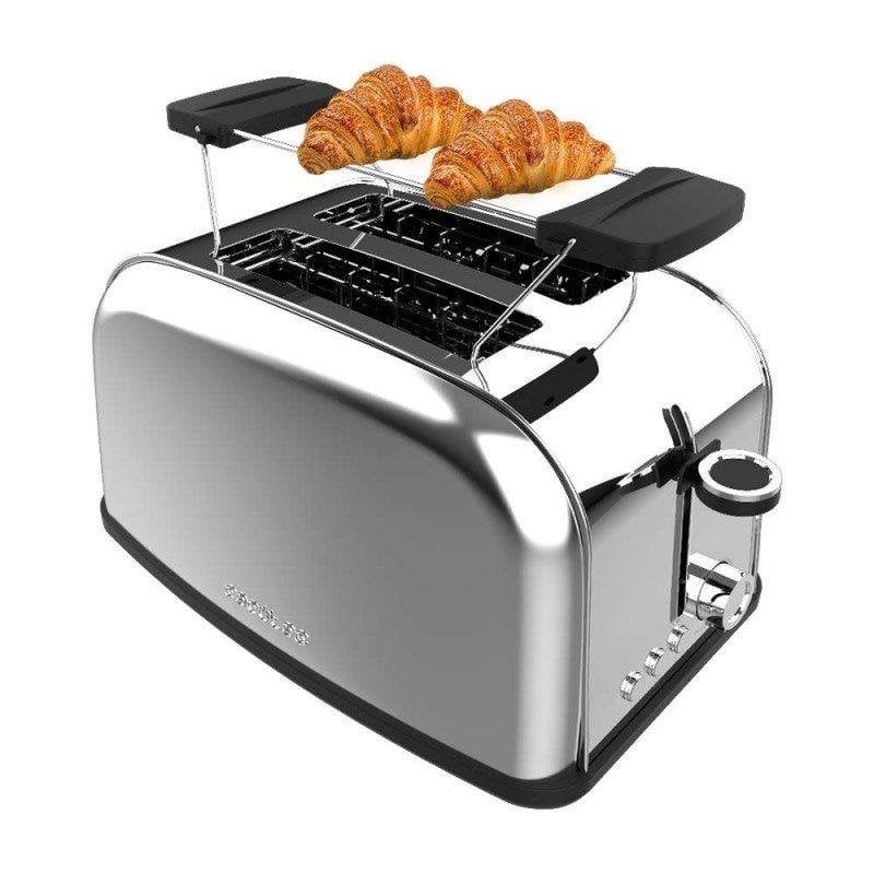 Tostateur Vertical Cecotec Toastin' Time 850 Inox – 850W, Fente Large 3,8 cm - vue 9