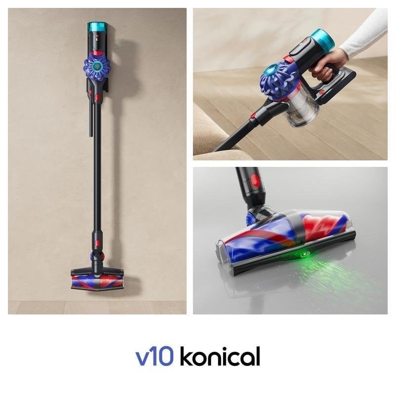 Dyson V10 Konical Akku Handstaubsauger / Schwarz/Blau 41963401 - Image 6