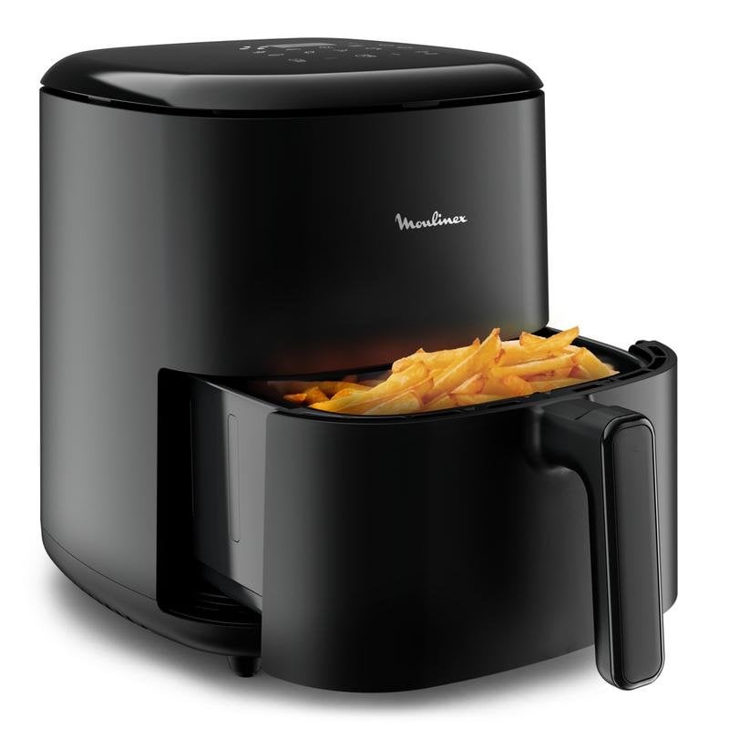 Friteuse Sans Huile Moulinex Easy Fry Compact EZ145A20 – 3L, 1500W, 10 Programmes