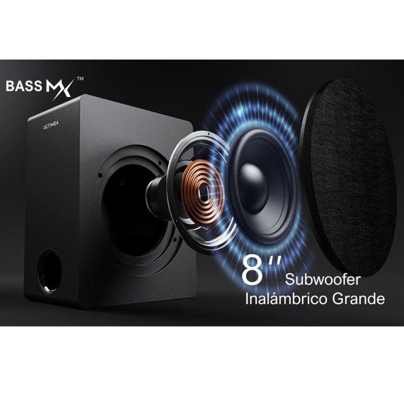 ULTIMEA Nova S80 Soundbar 5.1.2 Con Dolby Atmos – Subwoofer 8", Driver Alti, 4K HDR Pass-Through, Home Theater - 2