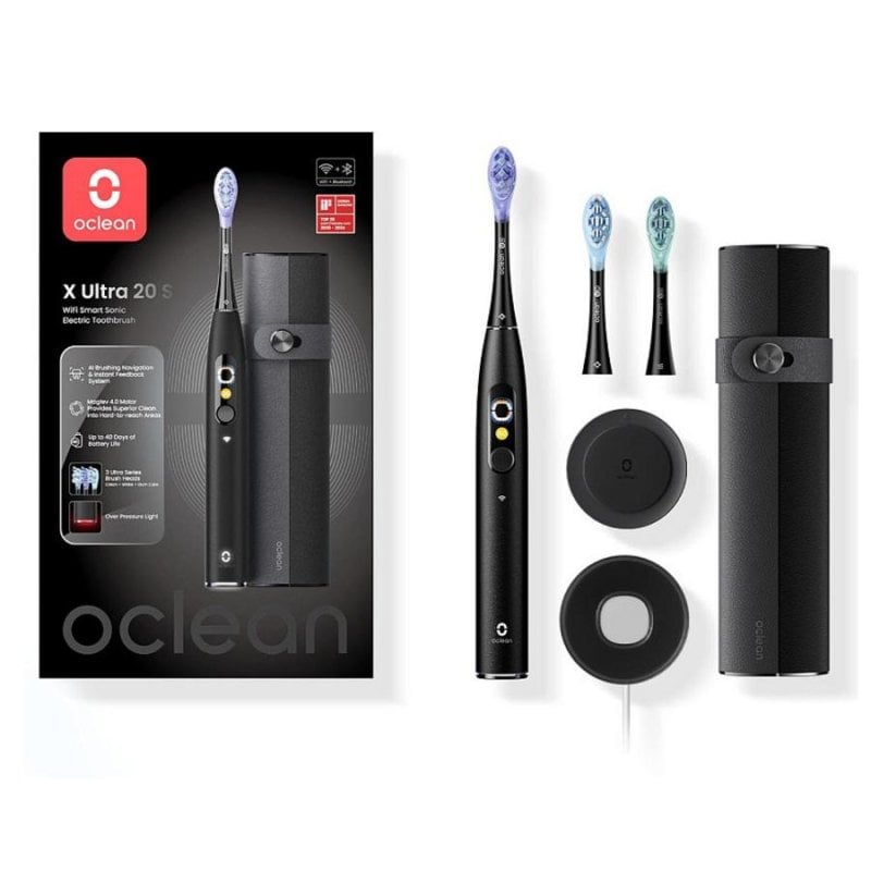 Cepillo de Dientes Sónico Oclean X Ultra 20 Set 5 Modos 3 Cabezales IA Estuche