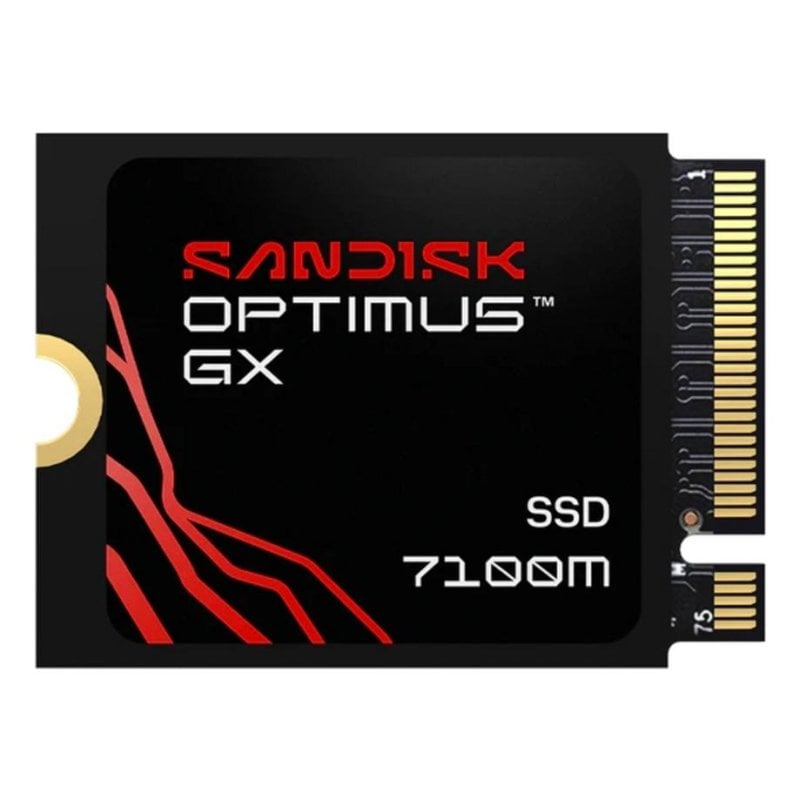 Disco Duro WD Optimus GX 7100M 1TB M.2 PCIe 4.0 NVMe 7250MB/s Gaming
