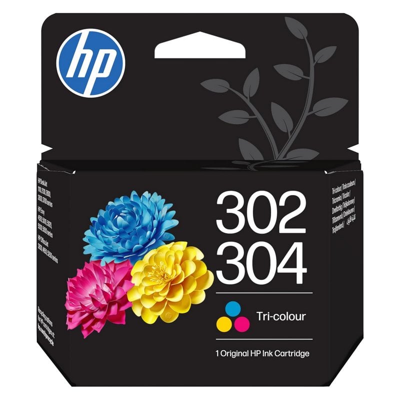 HP 302/304 Cartucho de Tinta Original Tricolor Compatible con Impresoras DeskJet ENVY y OfficeJet