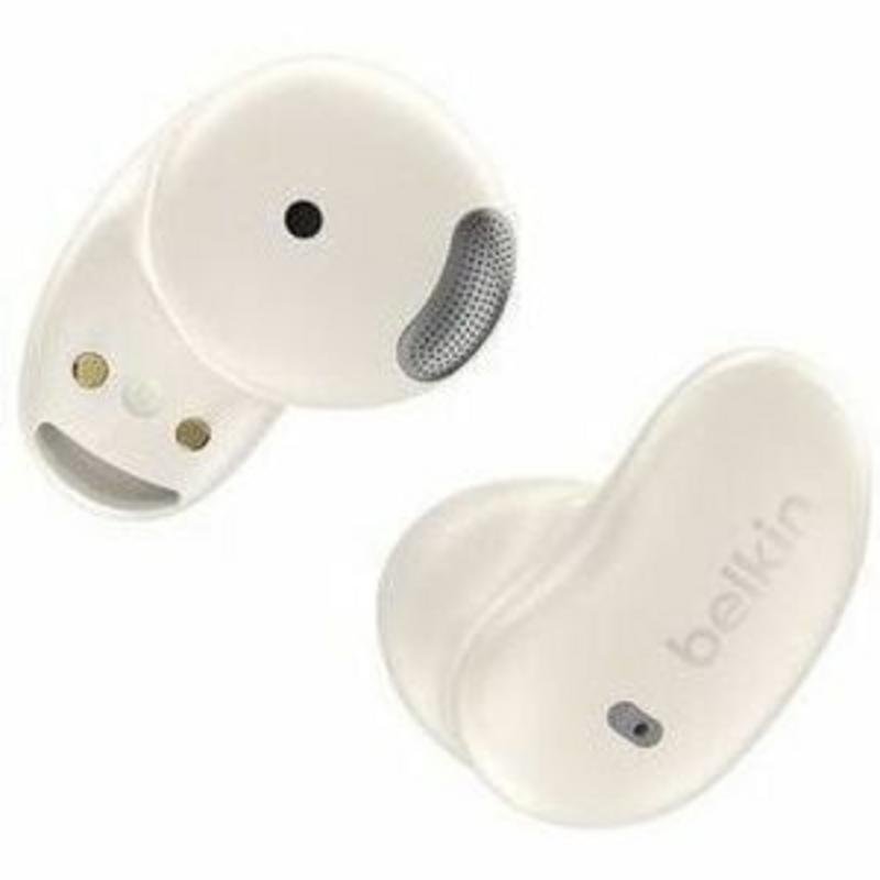 Belkin SoundForm Anywhere Auricolari Bluetooth Leggeri – Design Semi In-ear, IPX4, 26h Di Autonomia, Equalizzatore, Multipoint, Per Sport E Lavoro