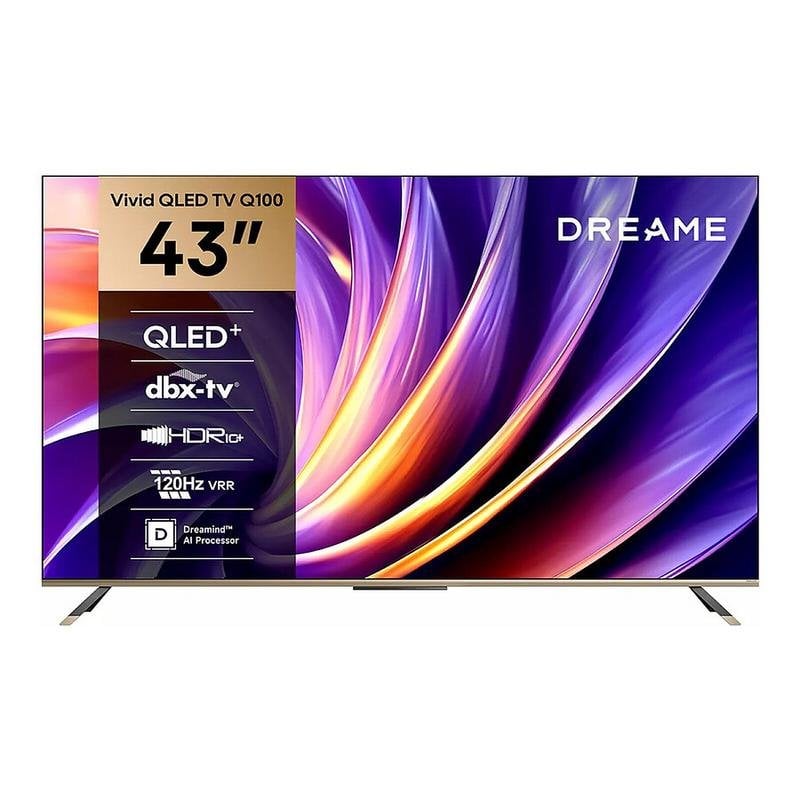TV Dreame QLED 43Q100 43" 4K UltraHD 120Hz Smart TV Google TV HDR10+ Dolby Vision VRR
