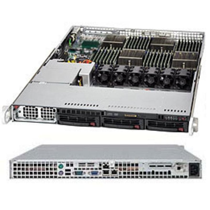 Barebone Supermicro AS-1042G-TF 512GB RAM RAID 0,1,10 Gigabit Ethernet AMI BIOS