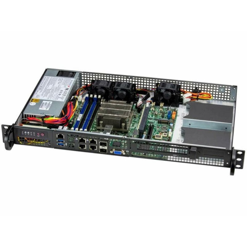 Barebone Supermicro SYS-510D-8C-FN6P Intel Xeon D-1736NT 256GB DDR4 4x SATA 4x LAN