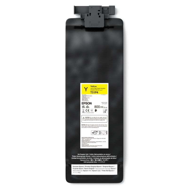 Cartucho de tinta Epson UltraChrome GS3 Amarillo 800 ml