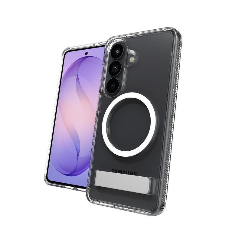 Funda para móvil Zagg Crystal Palace Snap Cover Grapheno Transparente con soporte para Galaxy S26