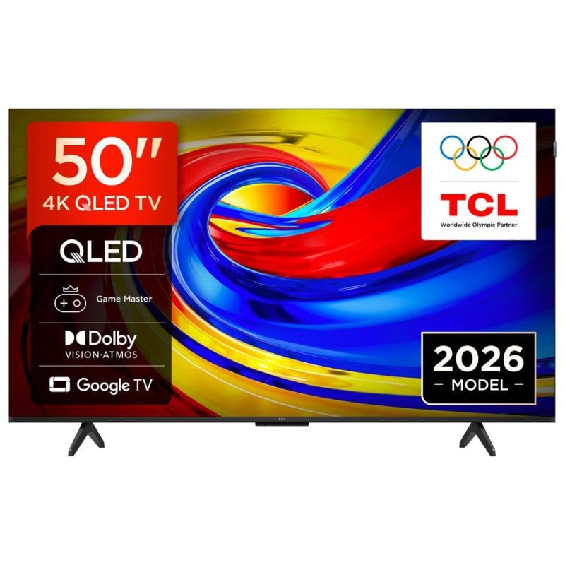 TV TCL QLED QLED780L 50" 4K UltraHD 60Hz Smart TV Google TV HDR10 Game Master
