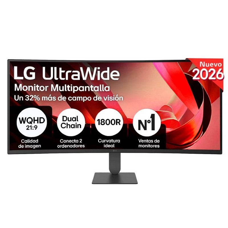 Écran PC LG UltraWide 34U640B B 34 UltraWide QHD 144Hz VA Courbe HDR10 USB C Hauteur réglable