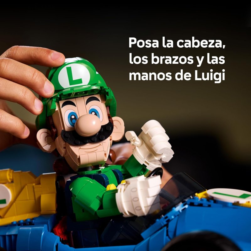 LEGO Super Mario Mario Kart Luigi y Mach 8 72050 2234 piezas LEGO Super Mario Mario Kart Luigi y Mach 8 72050 2234 piezas