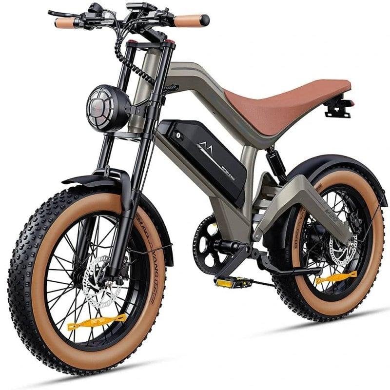 Dyu M20 Adulto Bicicleta Eléctrica 1500W Motor 48V 18.2Ah Batería 20 Pulgadas Neumático Graso