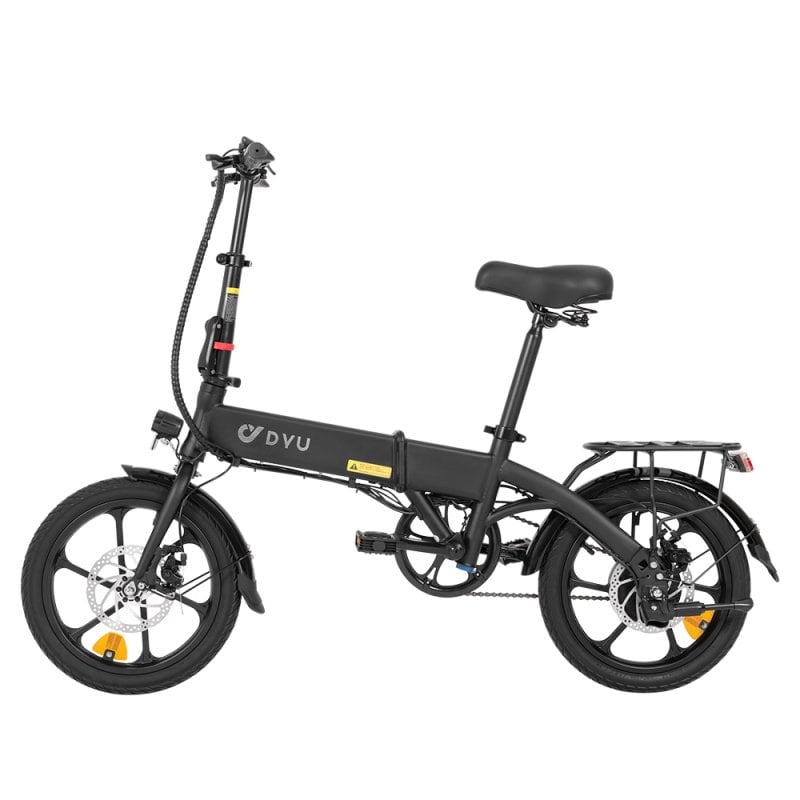 Bicicleta Eléctrica Dyu A1f Pro Adulto 250w Motor 36v7.5ah Batería 16 Pulgadas Neumático Bicicleta Eléctrica Plegable