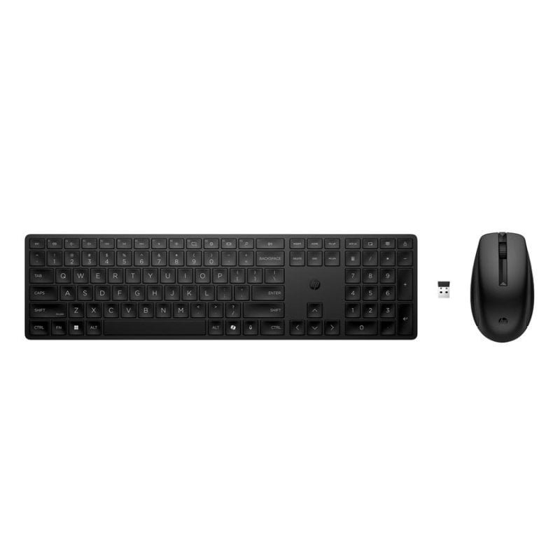 Ensemble Clavier et Souris Sans Fil HP 655 WRLS KB/MSE Combo FRANCE - vue 2