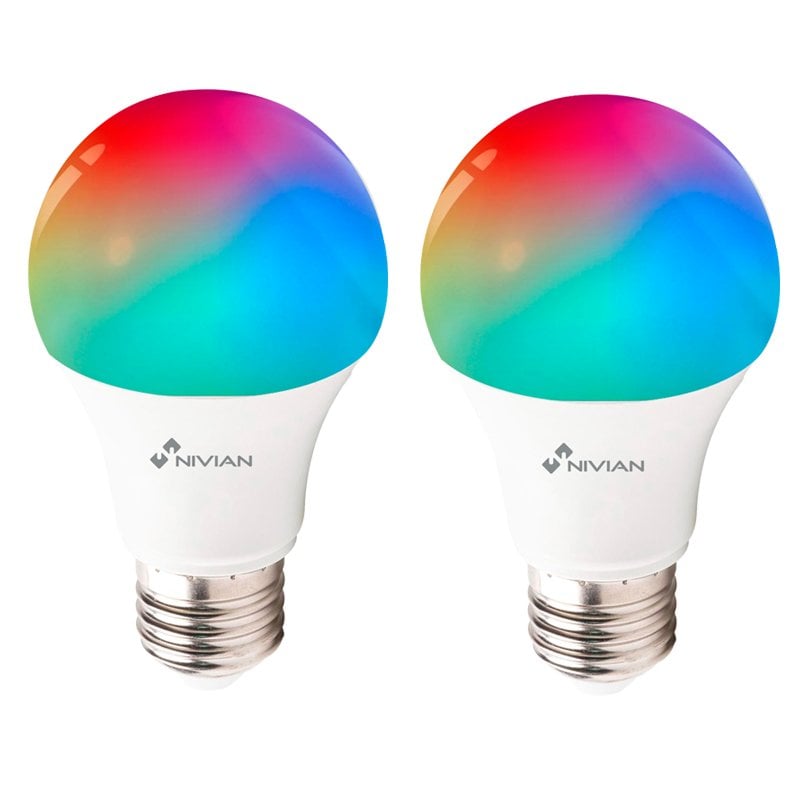 Bombilla Inteligente Nivian Smart NVS-BULB-RGBW-9E27-W RGB WiFi E27 9W