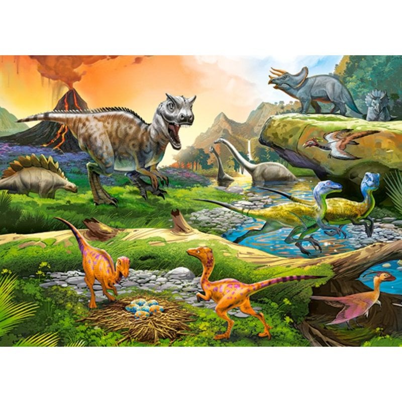 Castorland B 111084 Puzzle Jeu De Puzzle 100 Pièce Dinosaures - vue 3