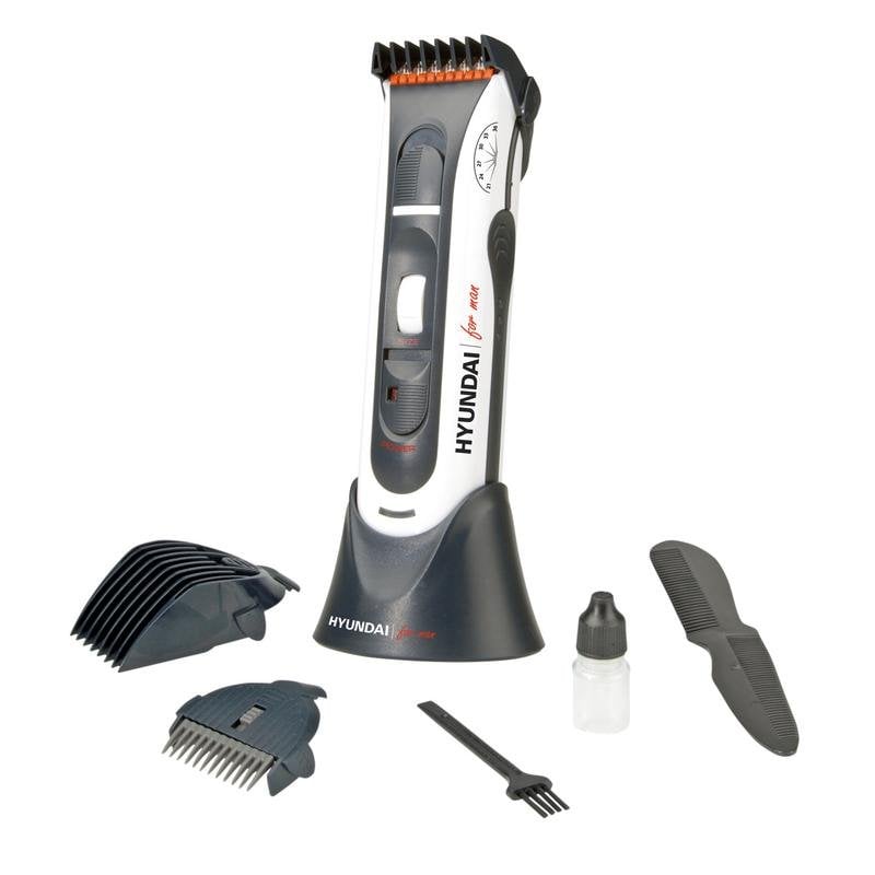 Cortapelos Hyundai HC 103 Inalámbrico 3,6cm 10 Longitudes 3 Peines Cuchilla Acero