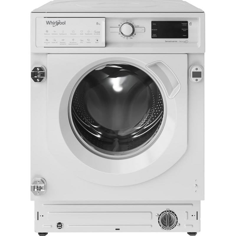 Lavadora Whirlpool BI WMWG 81485 PL Carga Frontal 8 kg 1351 rpm B Blanca con Pantalla y Tecnología Invertida