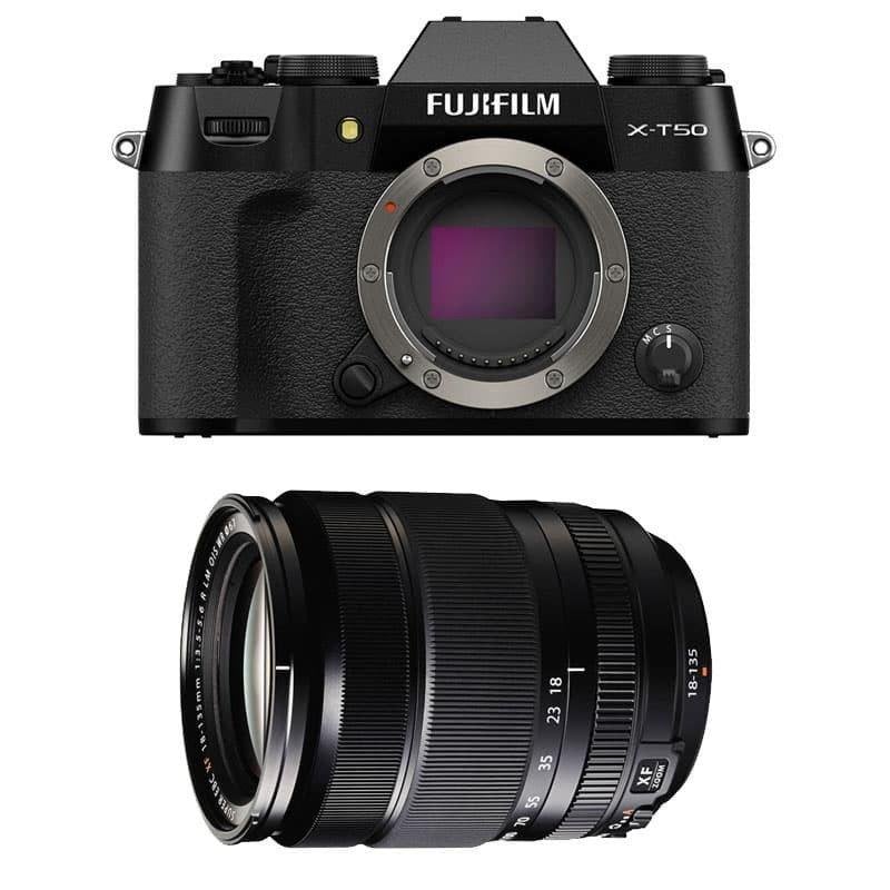 Cámara sin espejo Fujifilm X-T50 40,2 MP 18-135 mm 6.2K Bluetooth WiFi estabilización