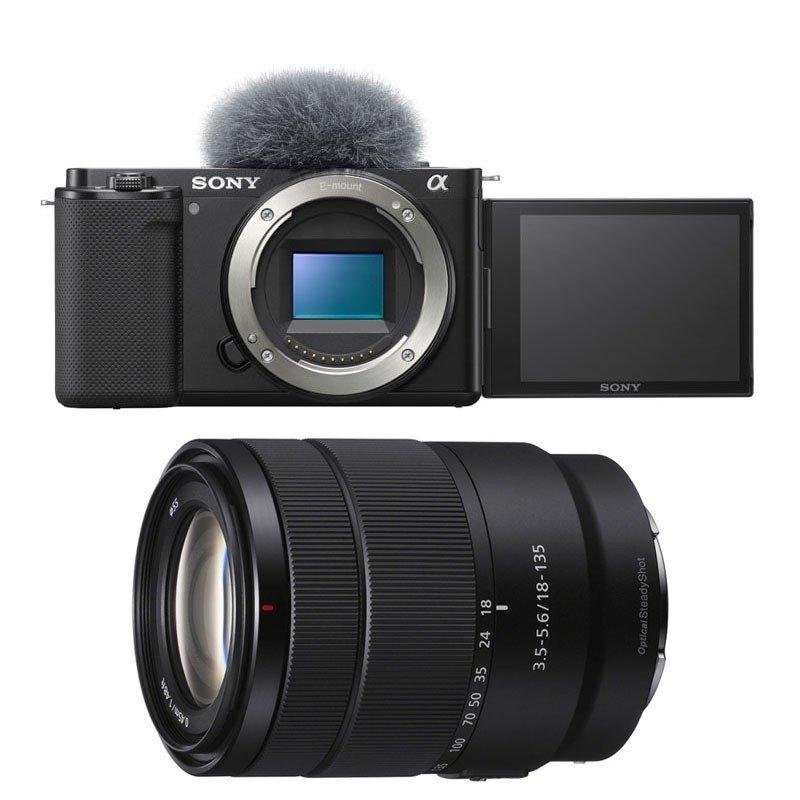 FOTGA Gabbia Per Sony Alpha ZV-E10 Con Impugnatura In Legno | Alluminio CNC, Slitta Fredda, Arca-Swiss, 160g