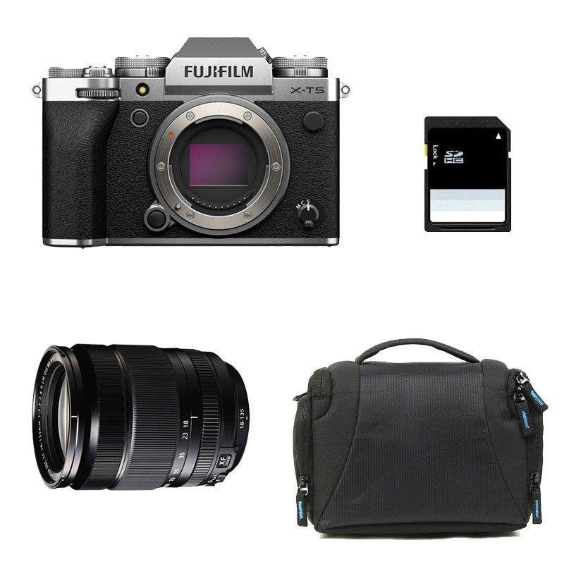 Cámara Mirrorless Fujifilm X-T5 40.2MP 6.2K 18-135mm WiFi Bluetooth