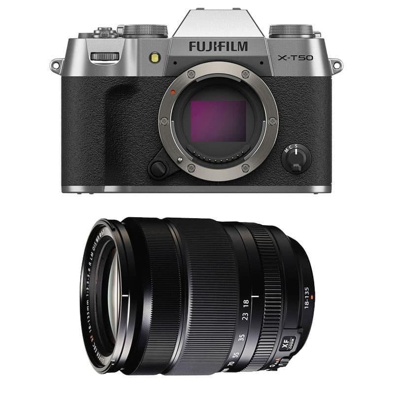 Cámara Mirrorless Fujifilm X-T50 40.2MP 6.2K/30P 18-135mm WiFi Bluetooth