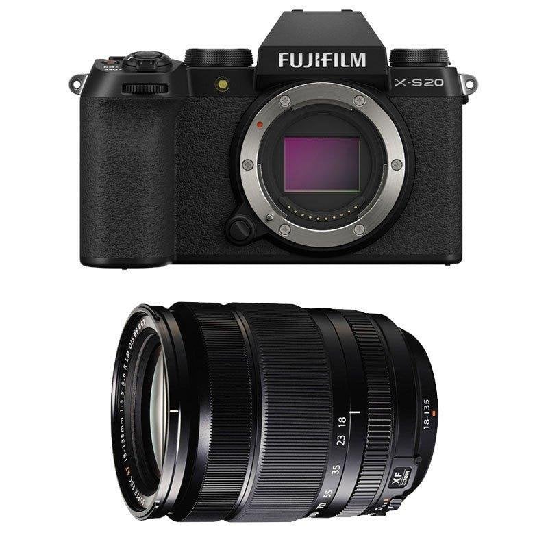 Appareil photo mirrorless Fujifilm X-S20 26.1MP 18-135mm WiFi Bluetooth